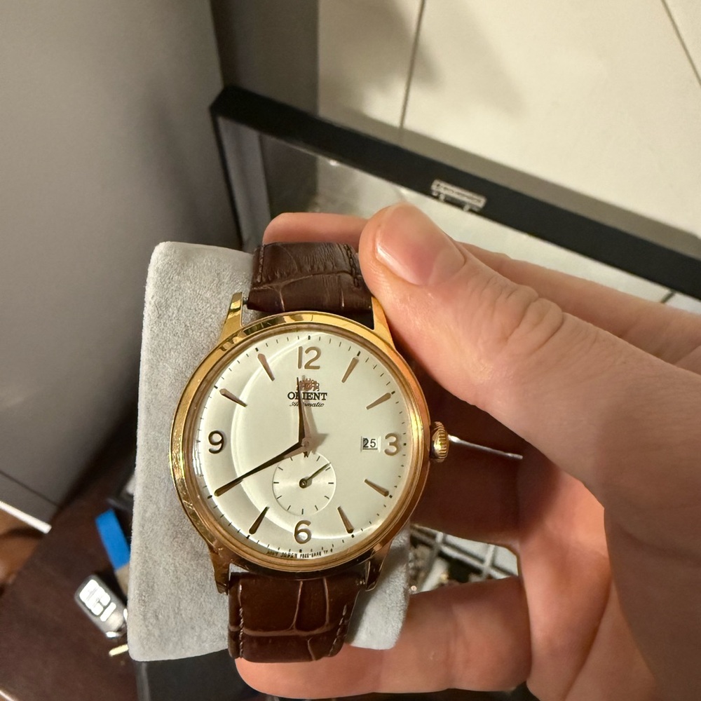 Orient Bambino Rose Gold Small Seconds